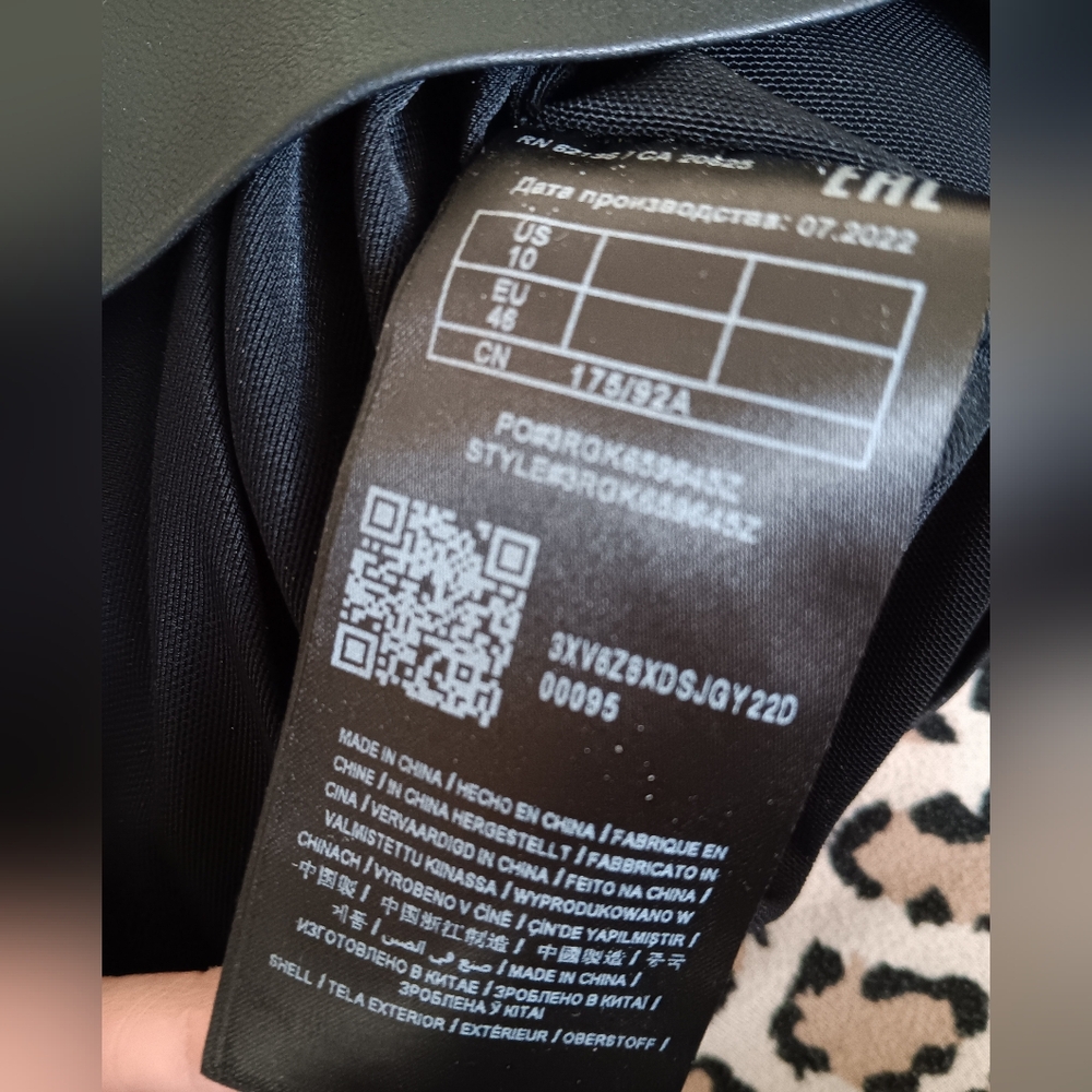 MARCIANO Angela Black Faux Leather Mini Dress Size 46 NWT US Size 10 - Picture 10 of 10